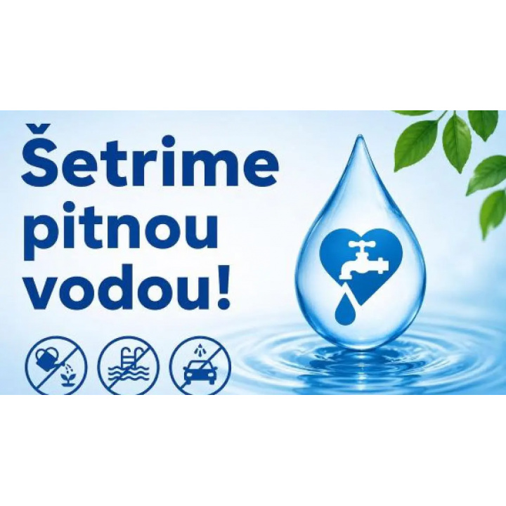 Dočasné obmedzenie používania pitnej vody
