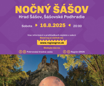 Aktuality / Nočný Šášov s modelom Marsu 16.8.2025 - foto