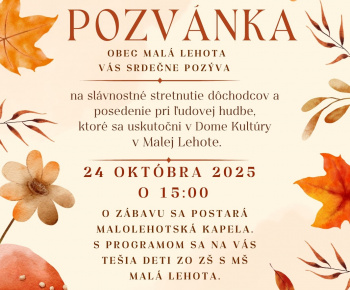Aktuality / POZVÁNKA 24.10.202 o 15:00 - foto