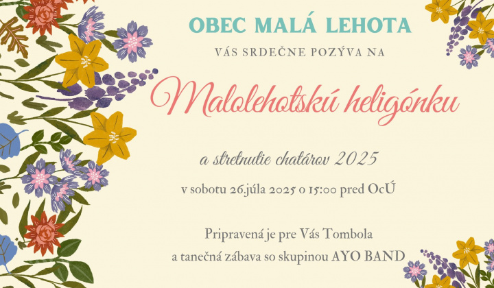 Malolehotská heligónka a stretnutie chatárov 2025