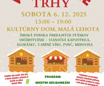 Aktuality / ???????? VIANOČNÉ TRHY ???????? - foto