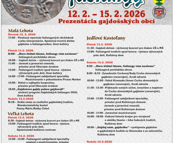 Aktuality / Gajdošské fašiangy 2026 sa blížia! - foto