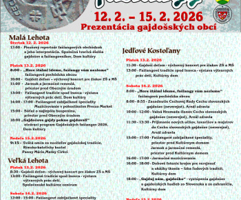 Aktuality / Gajdošské fašiangy 2026 sa blížia! - foto