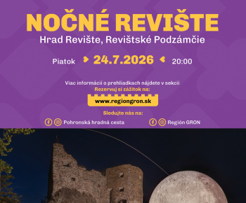 Aktuality / Pozvánka na komentovanú prehliadku 24.07.2026 o 20:00 - foto