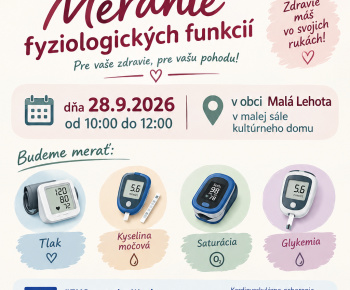 Aktuality / Meranie fyziologických funkcií - foto