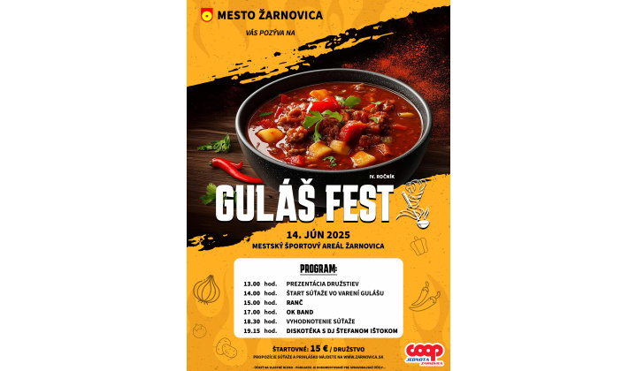 Guláš FEST 14.06.2025 Žarnovica