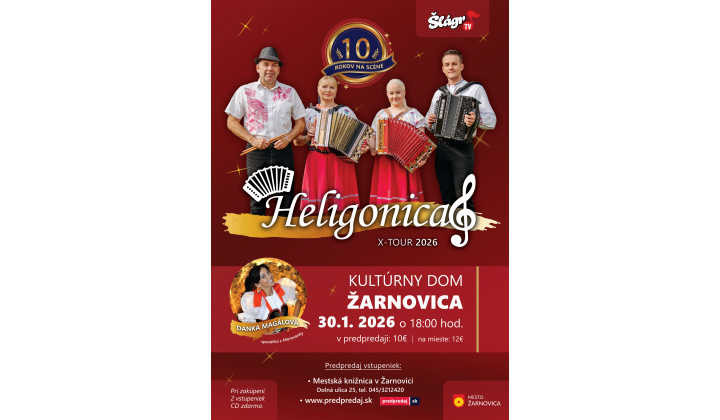 Koncert Heligonica – X Tour 30.01.2026