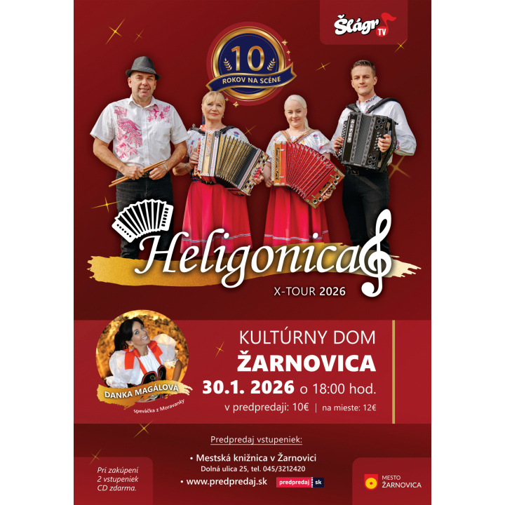 Koncert Heligonica – X Tour 30.01.2026