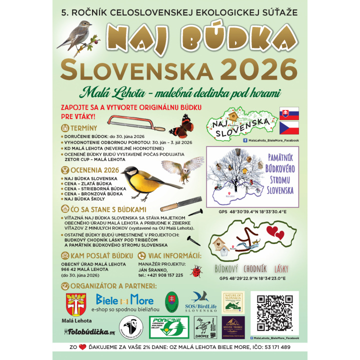 NAJ búdka 2026