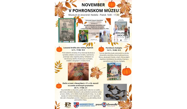 November v Pohronskom múzeu