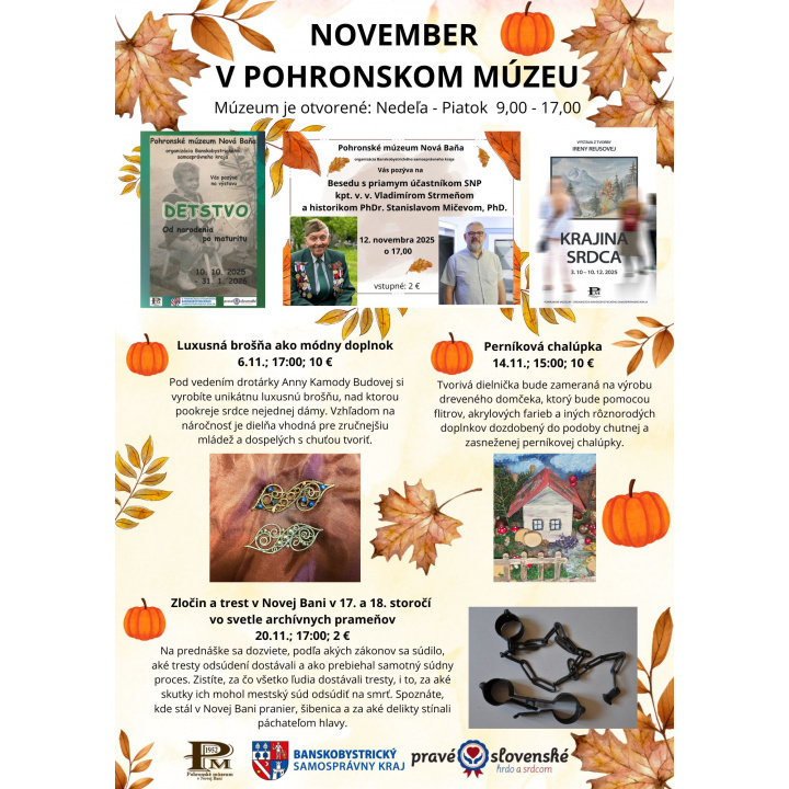 November v Pohronskom múzeu