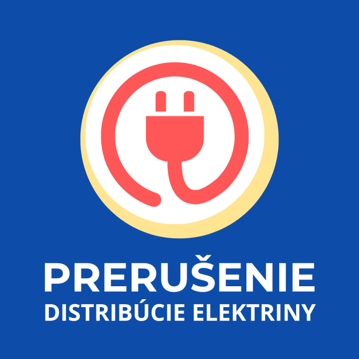Oznámenie o prerušení distribúcie elektriny
