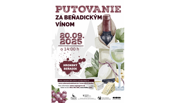 PUTOVANIE ZA BEŇADICKÝM VÍNOM 20.9.2025